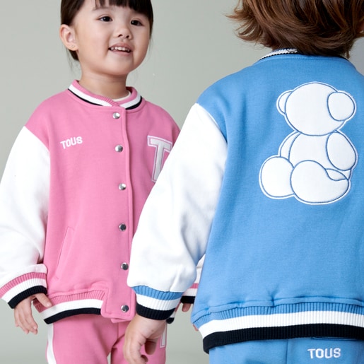 Varsity jacket in Casual pink