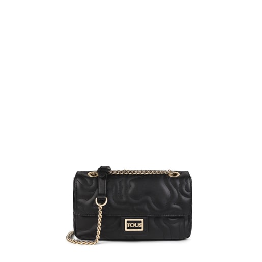 Small black Kaos Dream Crossbody bag with flap | TOUS