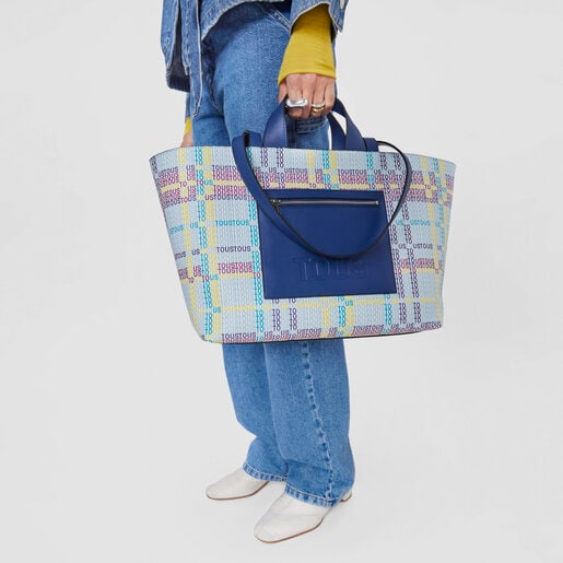 Medium navy blue TOUS Cecilia Tote bag