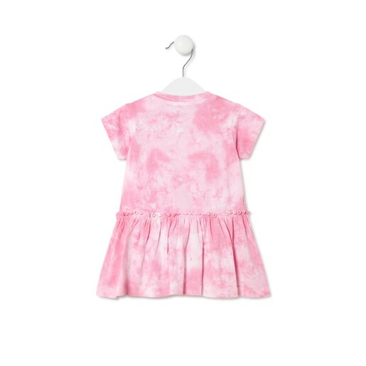 Tie-dye dress in Casual pink