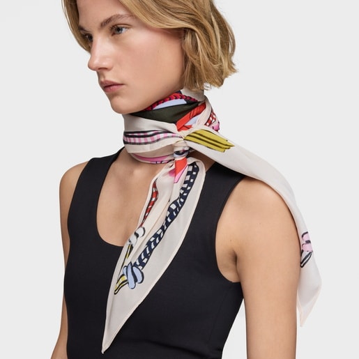 Beige Scarf TOUS Audree