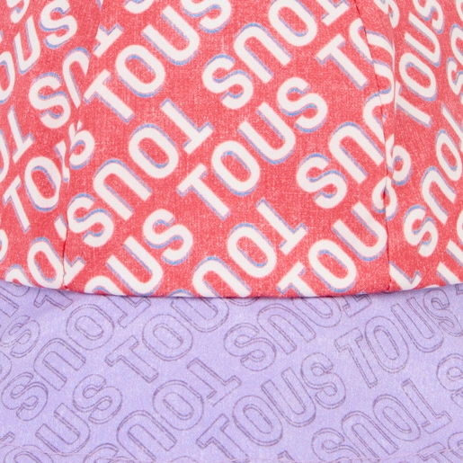 Girls sun hat in Logo pink