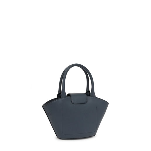 حقيبة أحمال خفيفة صغيرة الحجم باللون الرمادي الداكن من تشكيلة TOUS Lucia