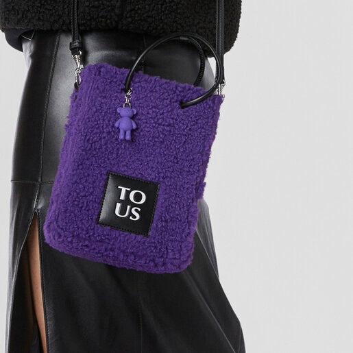 Purple TOUS Pop Warm Minibag