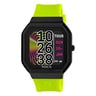 Reloj smartwatch con correa de silicona verde B-Connect