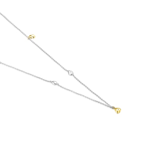 Two-tone TOUS Joy Bits necklace with combined motifs