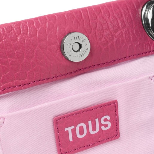 Sac à bandoulière fuchsia petit TOUS MANIFESTO New