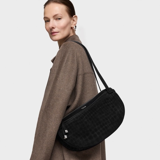 Black Shoulder bag TOUS Halfmoon