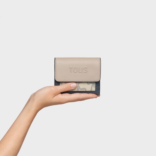 Dark gray Flap Card wallet Kaos Icon