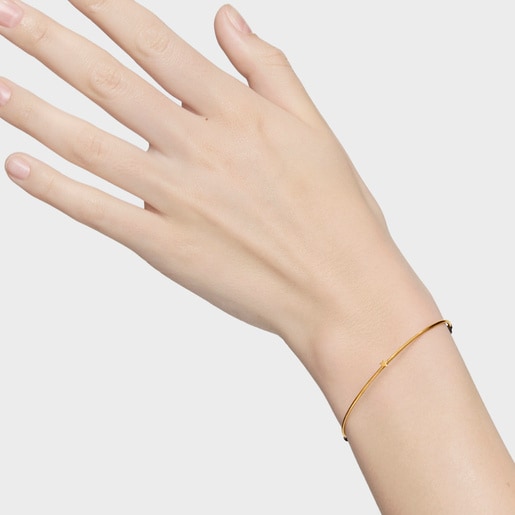 Gold and nylon TOUS Cool Joy Bracelet with star