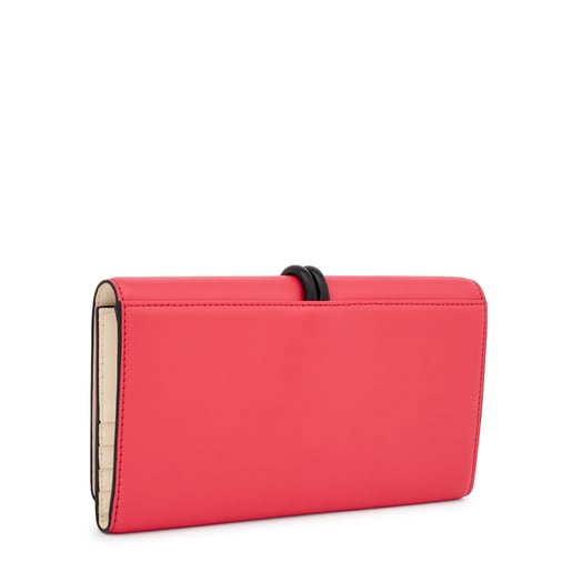 コーラルカラーのウォレット TOUS Cloud