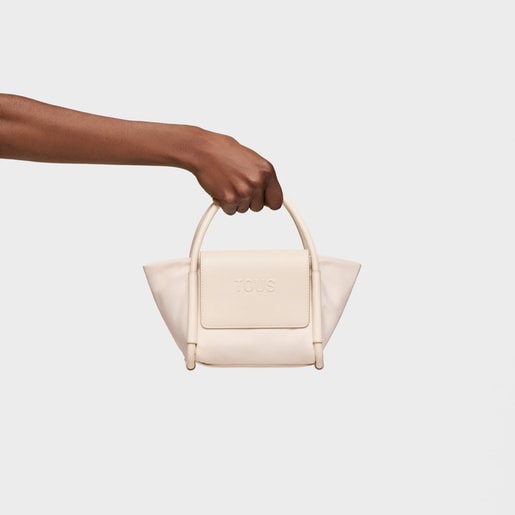 Small beige Tote bag TOUS Silhouette Soft