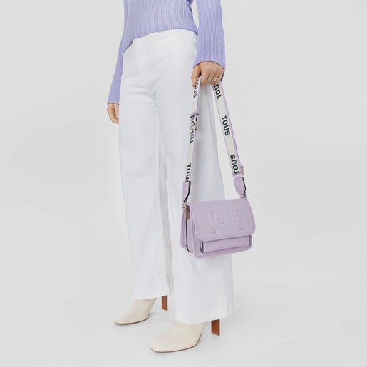 モーブカラーのスモール・クロスボディバッグ TOUS La Rue Audree