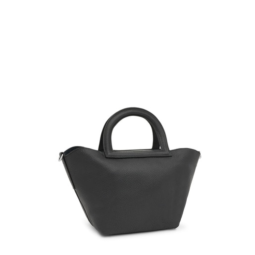 Medium black leather Shoulder bag TOUS Dora
