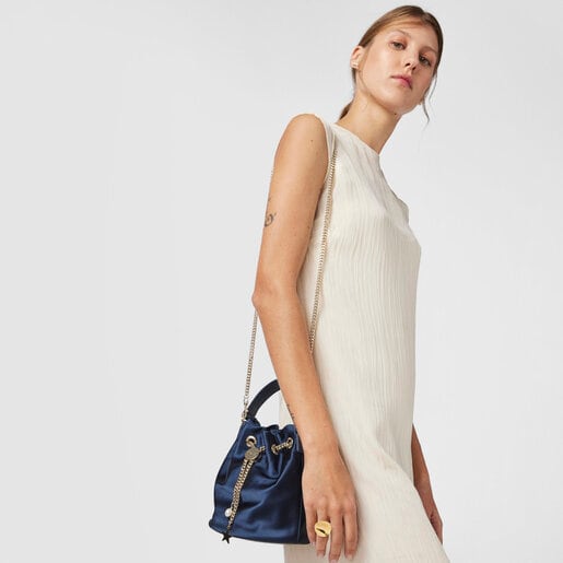 Dark blue TOUS Magic Bucket bag