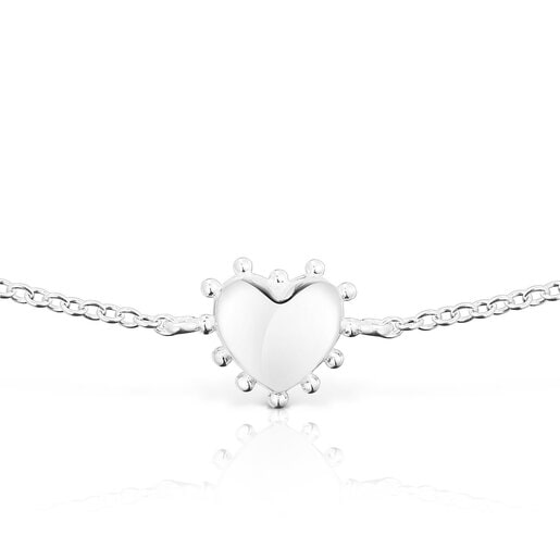 Silver heart Bracelet San Valentín