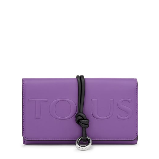 Lilac-colored TOUS Cloud Wallet