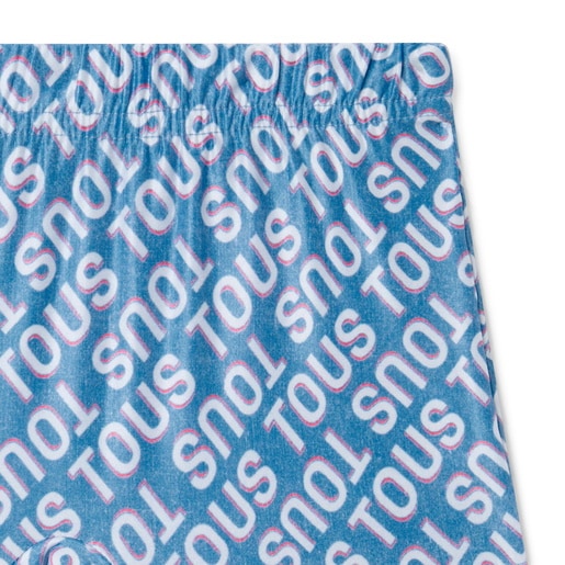 Boys swimmers in Logo blue