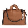 Large leather-colored leather One-shoulder bag TOUS Cloud