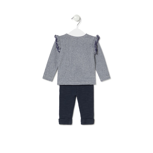 Girls outfit in Marine navy blue