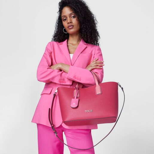 Capazo pequeño Tous Essential multi rosa