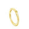 Bague Ring Mix en Argent Vermeil et Saphir jaune