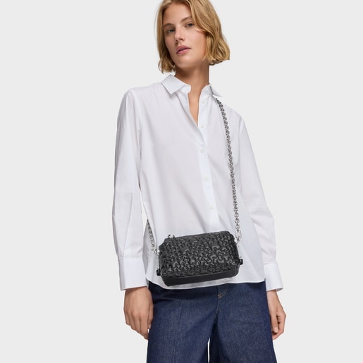 Black Minibag TOUS Puffy Bear