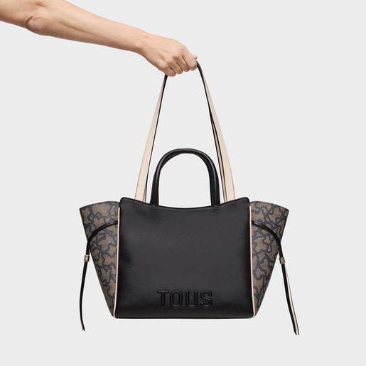 Medium black City bag Kaos Icon