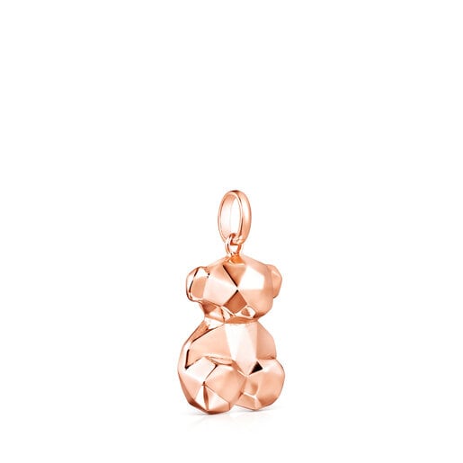 Dije mediano Sketx con baño de oro rosa 18 kt sobre plata