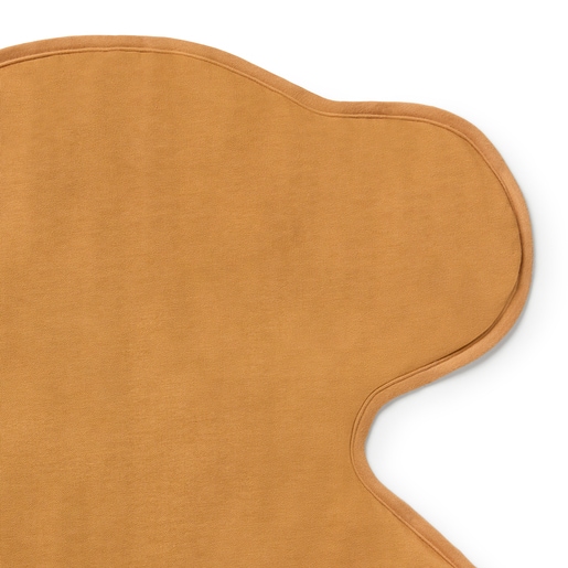 Bear-shaped travel changing mat in Trend orange