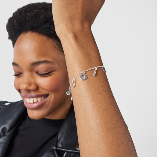 Pulsera TOUS Good Vibes de plata