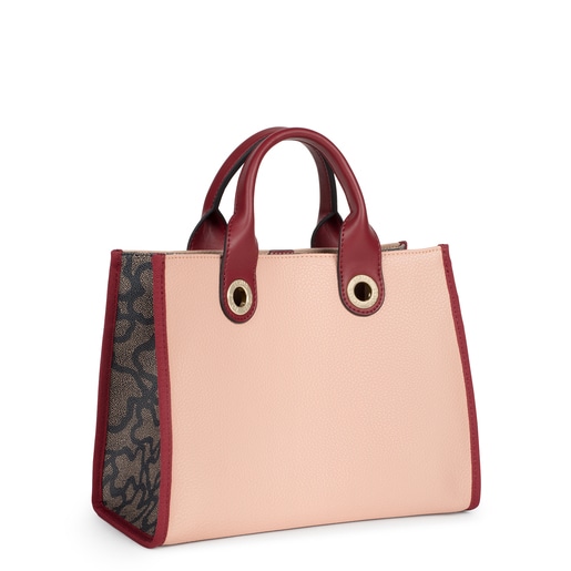 Medium pink Amaya Kaos Icon Shopping bag | TOUS