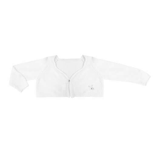 Bolero tricot Creta Blanco