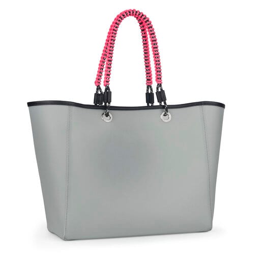 Large gray TOUS Rubber Tote bag
