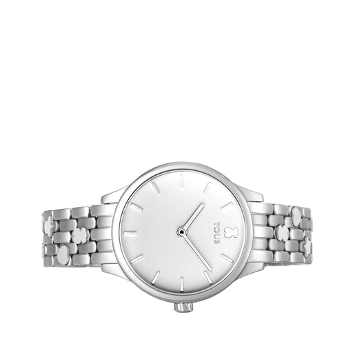 Reloj analógico Mini Icon de acero