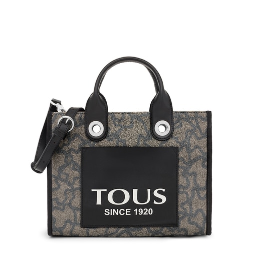 Medium black Amaya Kaos Icon Shopping bag | TOUS