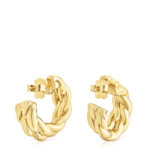 Boucles d'oreilles doubles Twisted