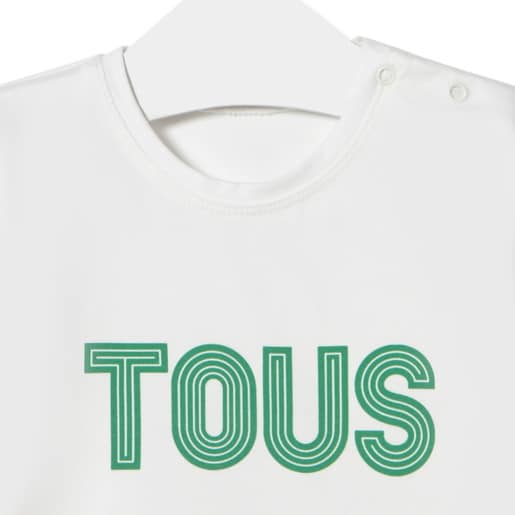 Beach t-shirt in Line green