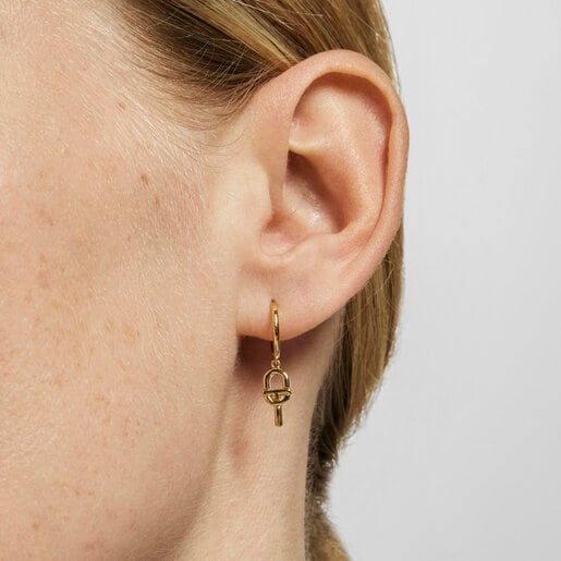 Gold TOUS MANIFESTO Single Earring