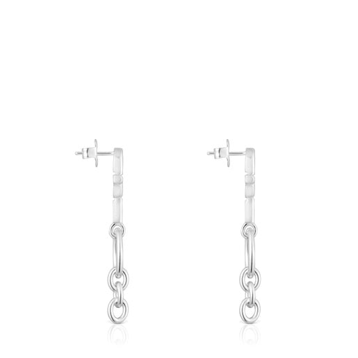 Long silver Earrings TOUS MANIFESTO
