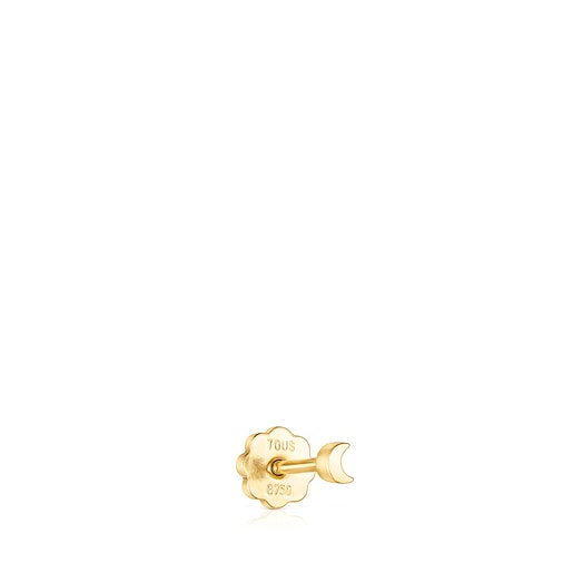 Gold TOUS Piercing Ear piercing with moon | TOUS