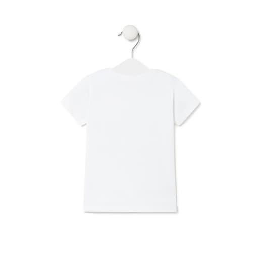 Camiseta de playa de niña Logo multicolor