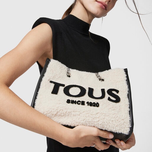 Бежевая сумка-шоппер Amaya Warm