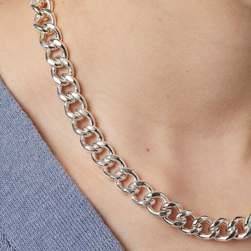 Silver TOUS Basics curb chain Choker
