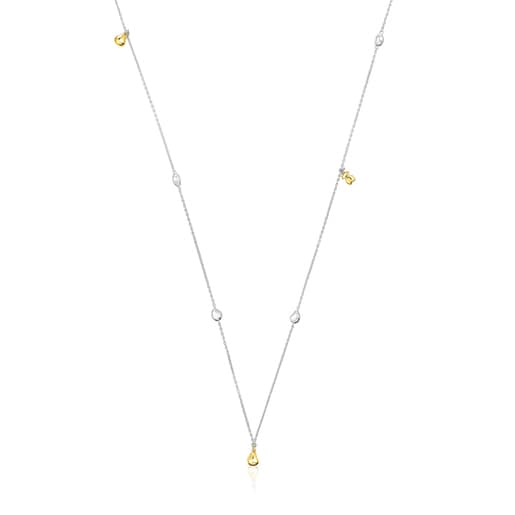 Two-tone TOUS Joy Bits necklace with combined motifs | TOUS