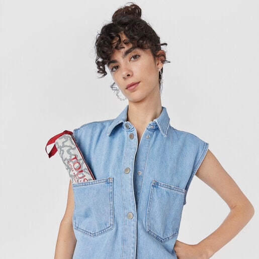 Parapluie pliant Kaos Icon beige et noir