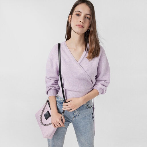 Сиреневая сумка-кроссбоди на цепочке TOUS Empire Soft Chain