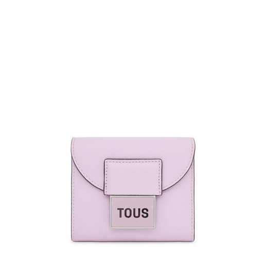 Mauve TOUS Sylvia Flap Card wallet