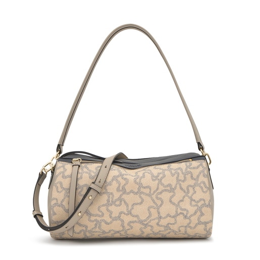 Medium taupe-colored Crossbody bag TOUS Kaos Icon