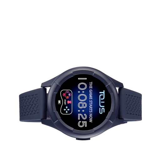 Rellotge smartwatch de polsera Smarteen Connect Sport amb corretja de silicona blava